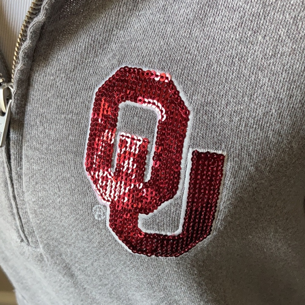 Pink by Victoria’s Secret OU quarter zip hoodie - Picture 2 of 9